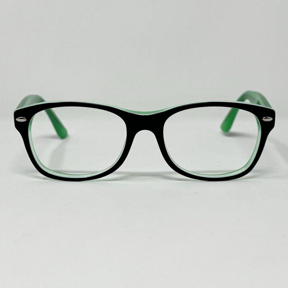 Ray-Ban RB1528 3764 Black Green Kids Eyeglass Frames 48-16-130